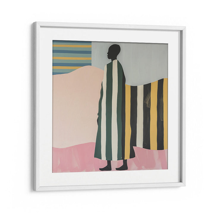 MAN IN STRIPES , PORTRAITS & FIGURATIVE ILLUSTRATIONS
