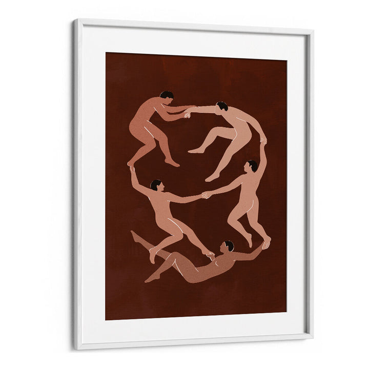 MEN IN MOTION , BOHO ART PAINTINGS