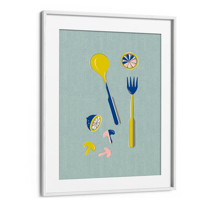 MID CENTURY KITCHEN CUTLERY MINT , KITCHEN POSTERS