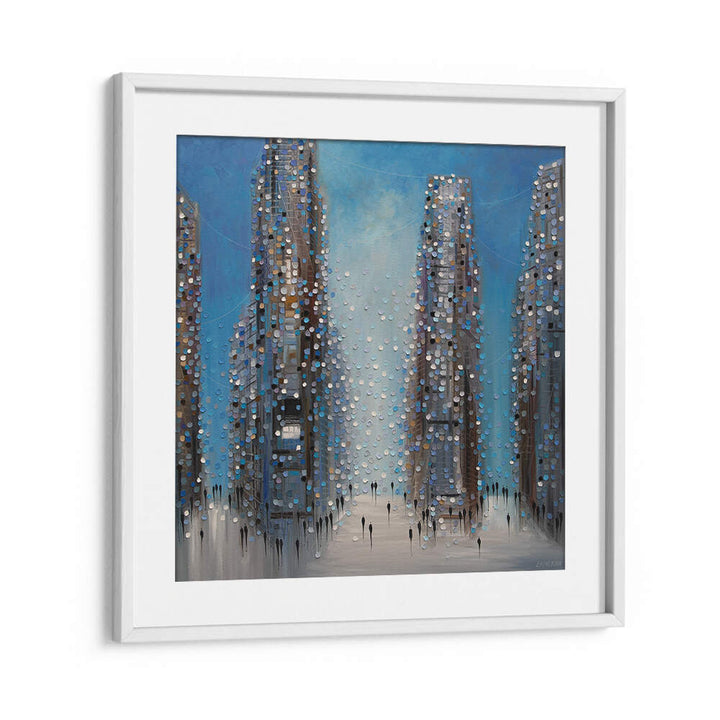 MIDTOWN LIFE , MODERN IMPRESSIONISM PAINTINGS