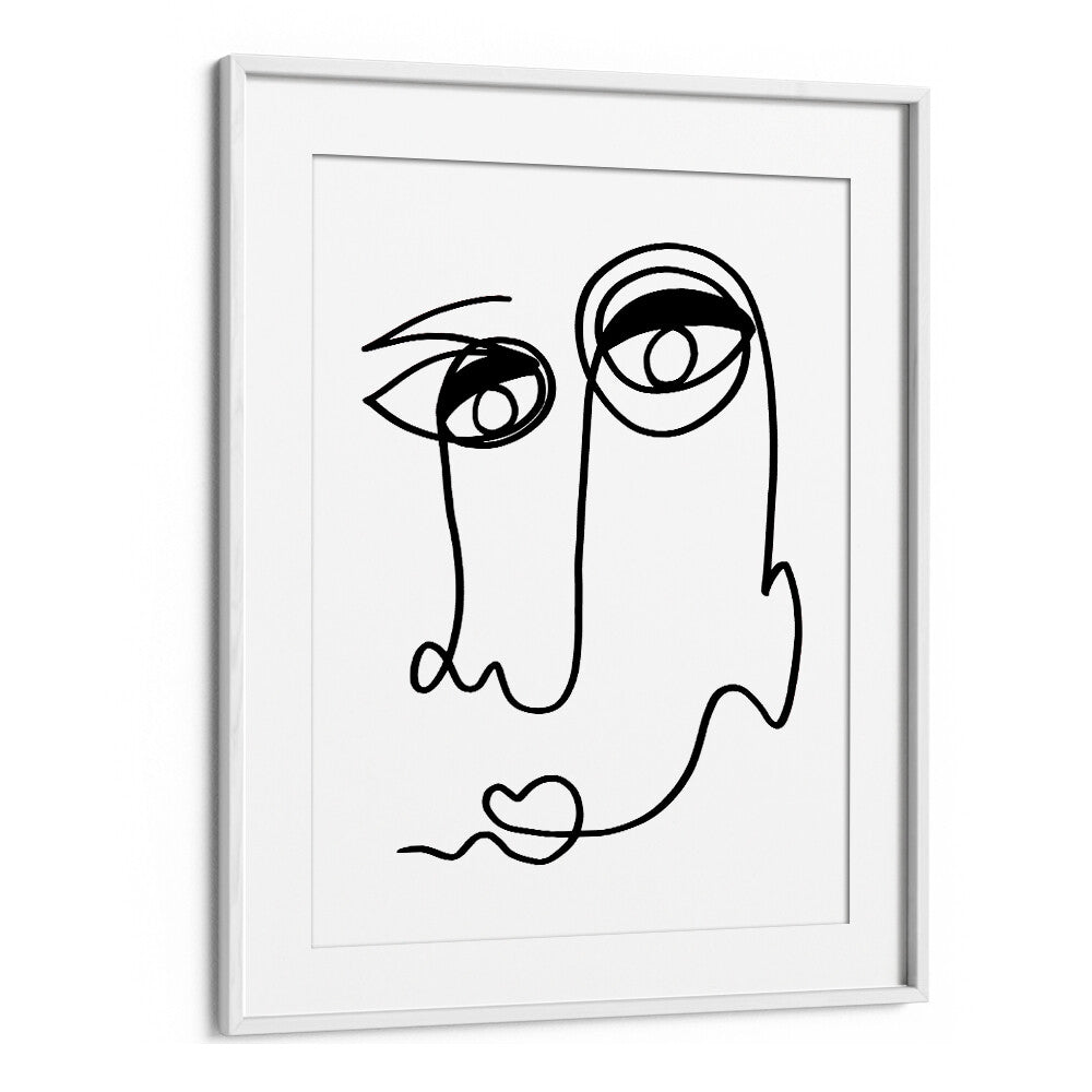 MINIMAL ABSTRACT FACE ART