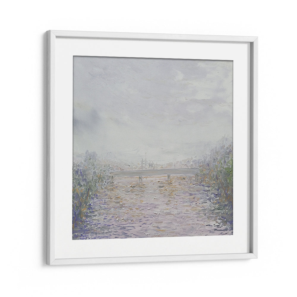 MISTY RIVER LANDSCAPE