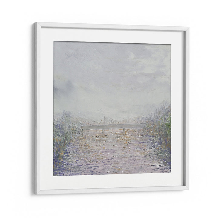 MISTY RIVER LANDSCAPE