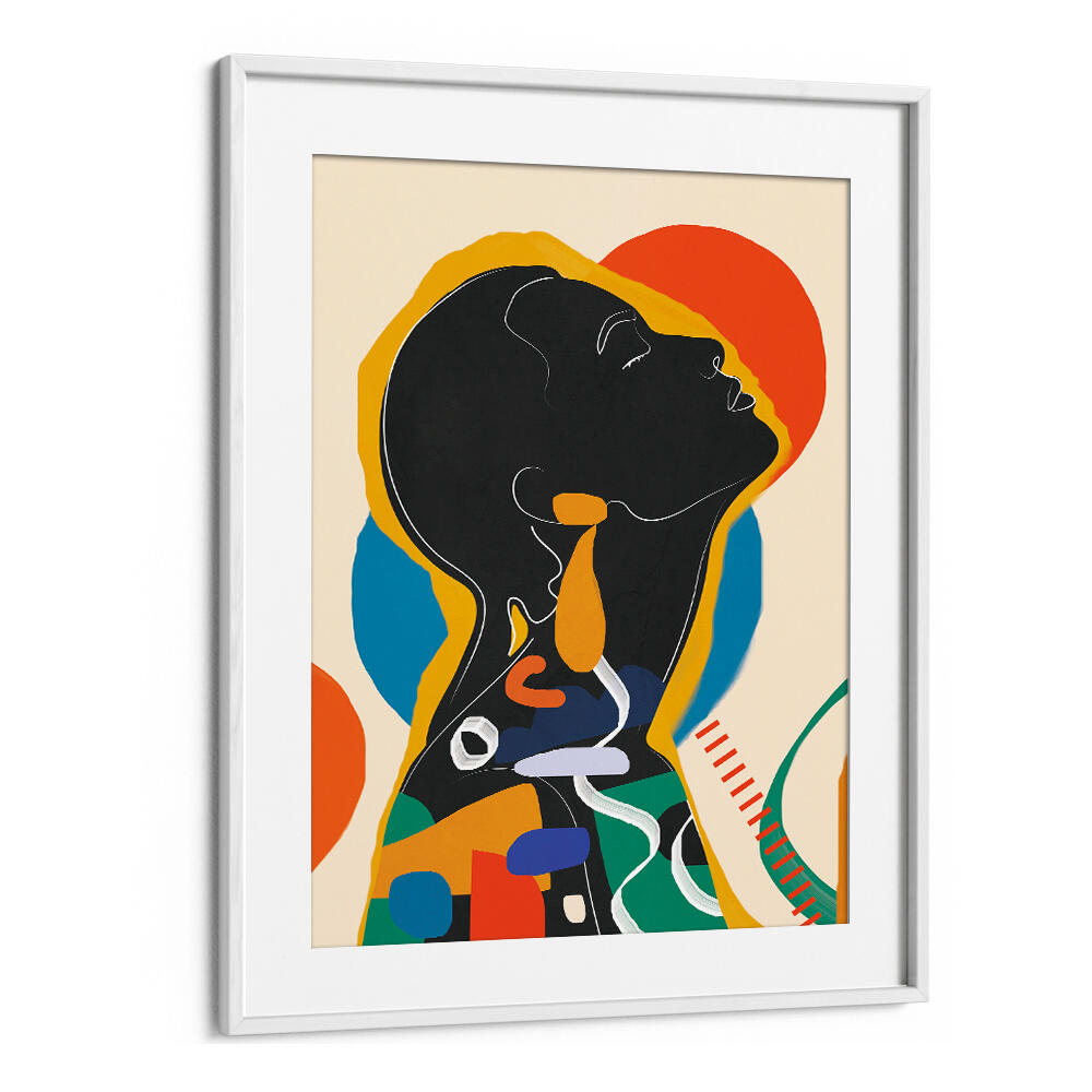 MODERN ABSTRACT WOMAN , POP ART PAINTINGS