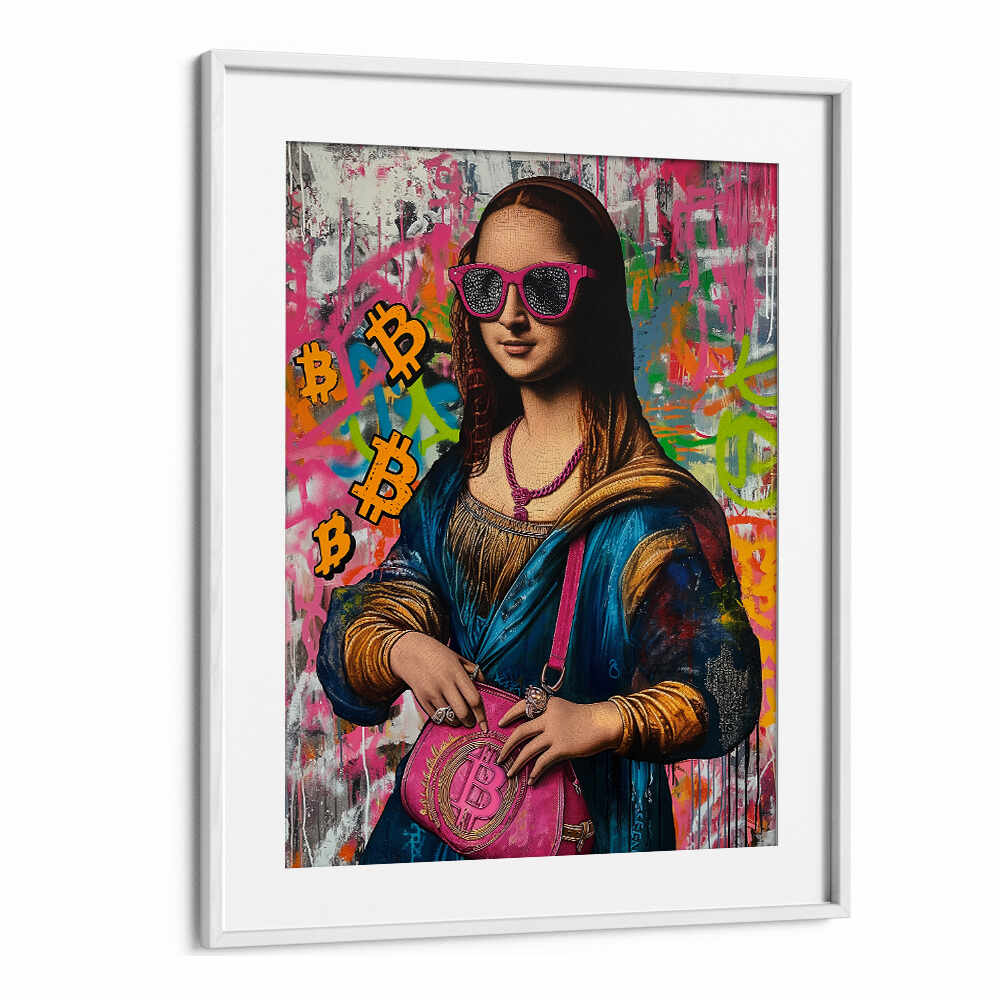 MONALISA BITCOIN , POP ART PAINTINGS