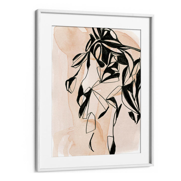 MONOCHROME LEAVES , ORGANIC FORMS