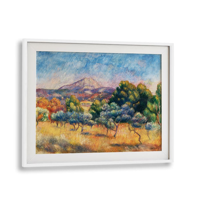 MONTAGNE SAINTE-VICTOIRE : PAYSAGE (1889) , VINTAGE PAINTINGS