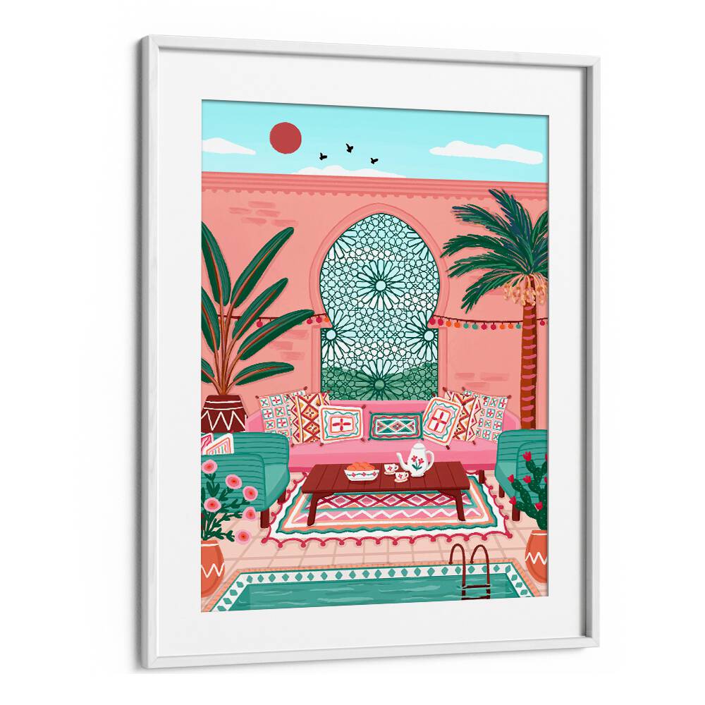 MOROCCO HOTEL , TRAVEL POSTERS