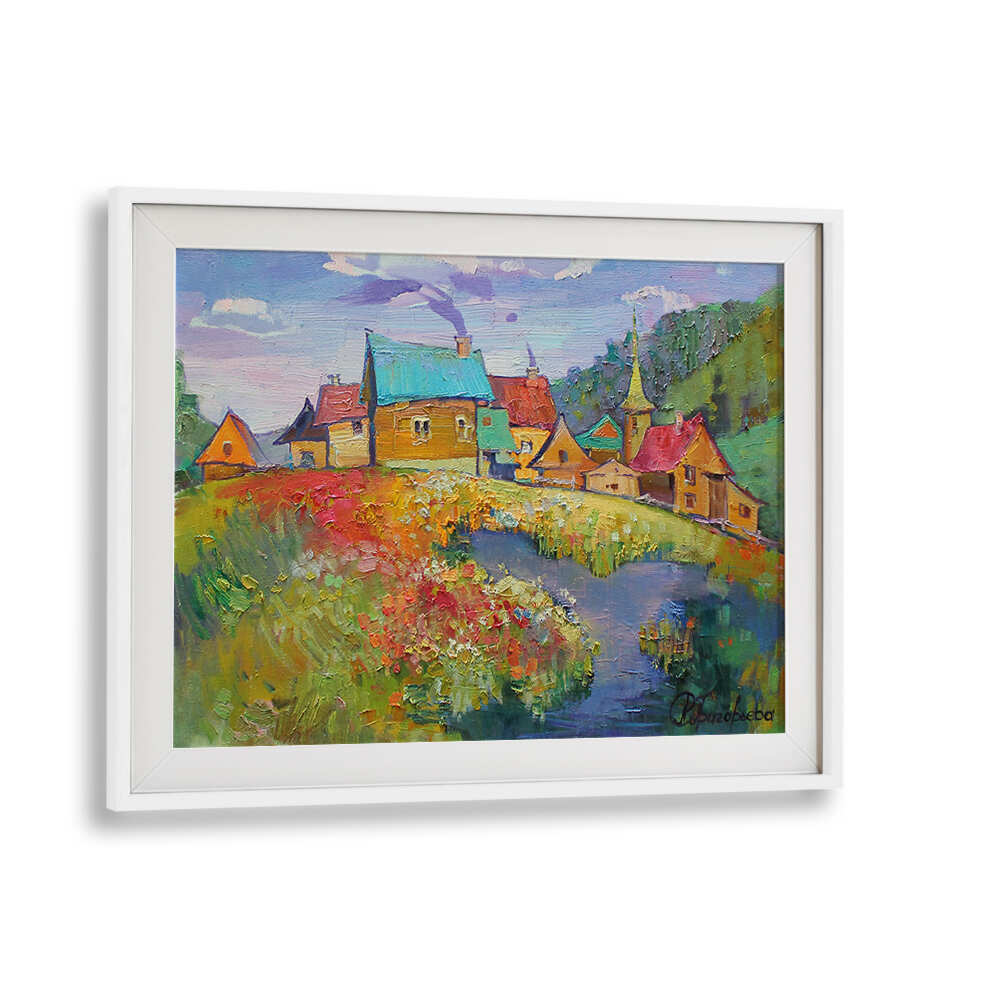 MOUNTAIN CARAVAN , LANDSCAPE PAINTINGS