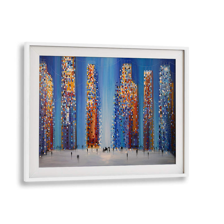 MUSIC IN THE CITY , MODERN IMPRESSIONISM PAINTINGS