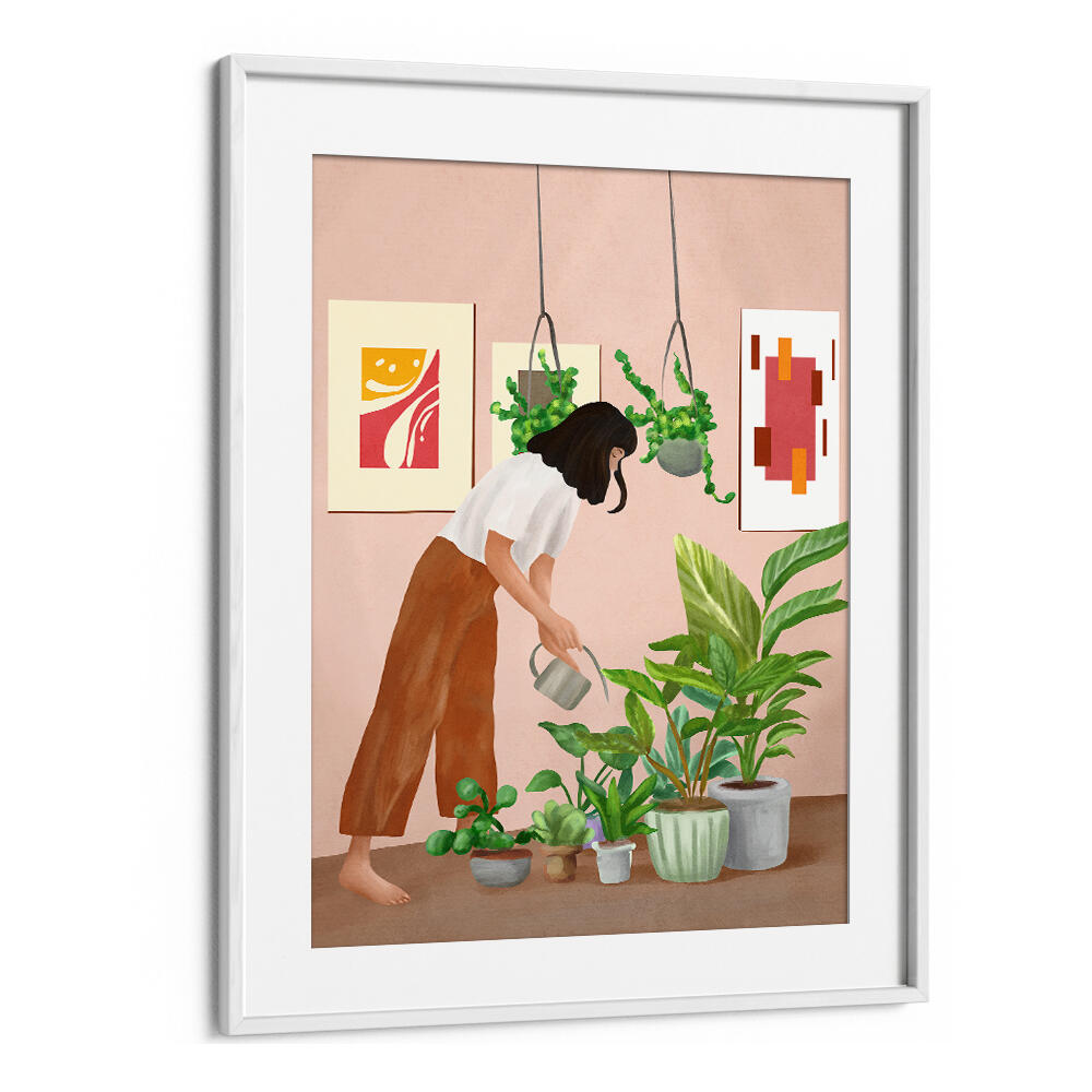 WHERE I DON'T FEEL ALONE , BOHO ART PAINTINGS