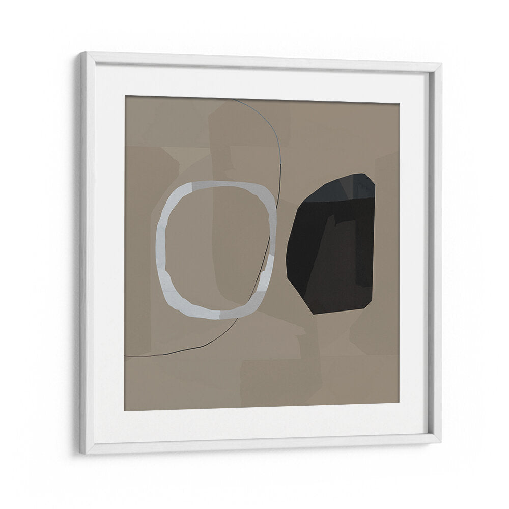 Elegant NEUTRAL SHAPES II, ABSTRACT PAINTINGS showcasing minimalism and modern design; perfect for contemporary decor.
