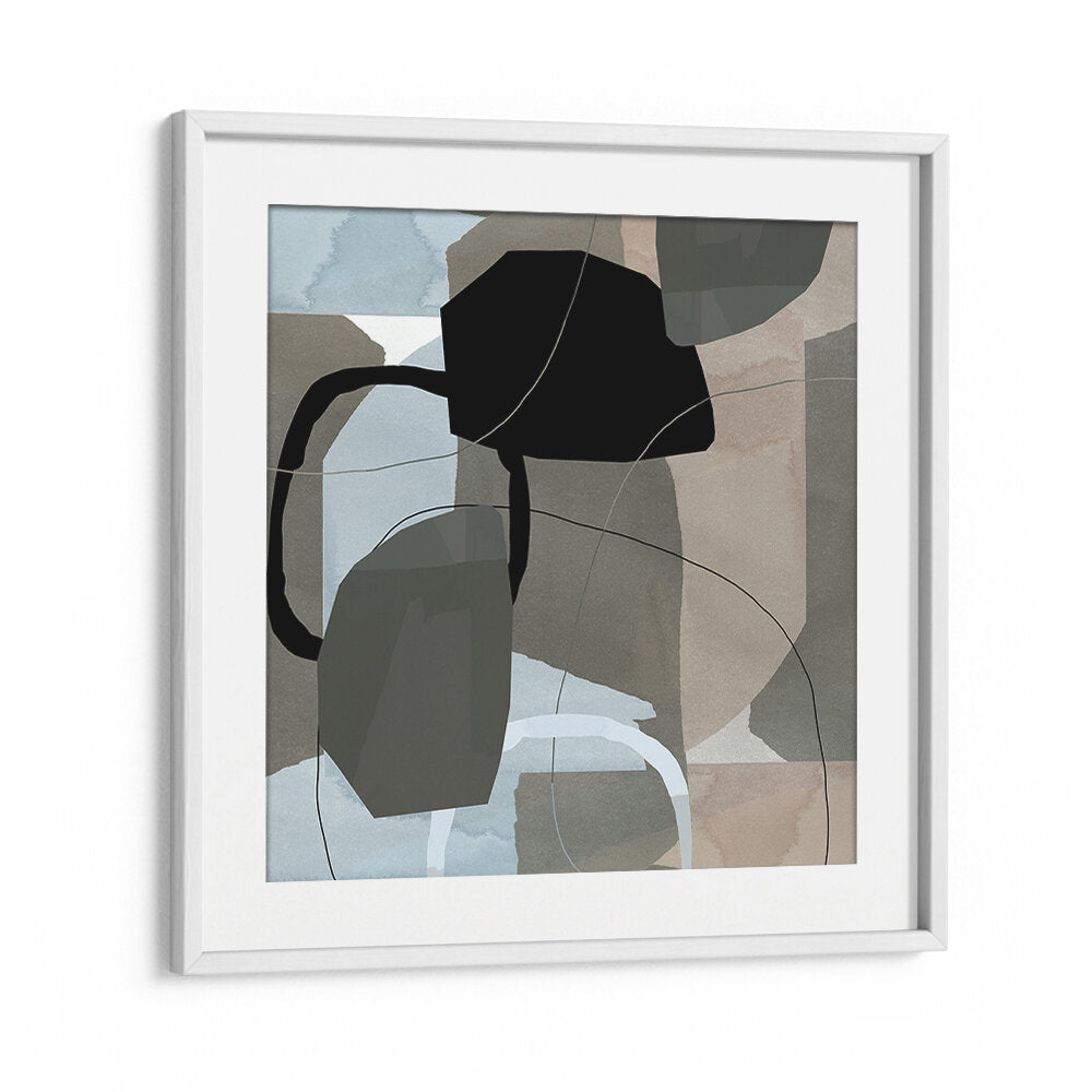 Stunning NEUTRAL SHAPES V, ABSTRACT PAINTINGS featuring harmonious neutral tones and dynamic shapes for elegant decor.