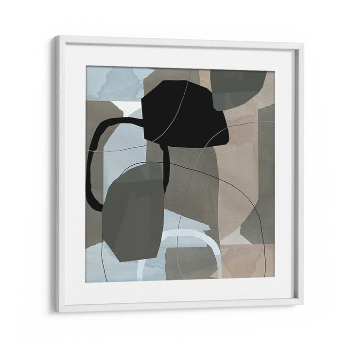 Stunning NEUTRAL SHAPES V, ABSTRACT PAINTINGS featuring harmonious neutral tones and dynamic shapes for elegant decor.