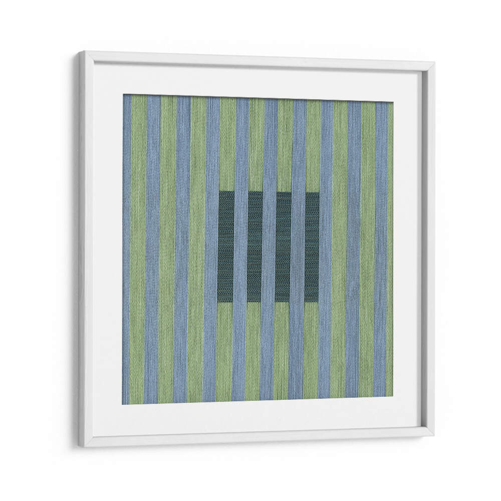 LAGOON GREEN VII , GEOMETRIC ART PRINTS