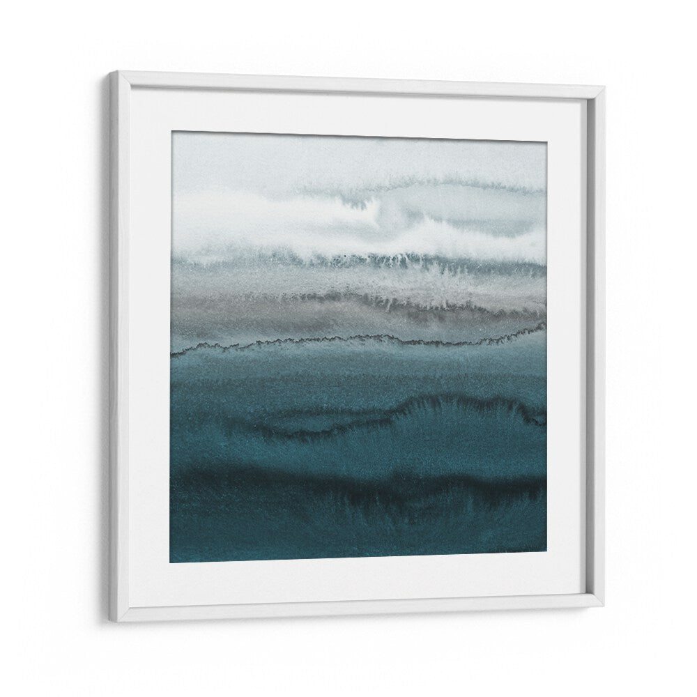 Serene OCEAN MIST LAYERS, ABSTRACT PAINTINGS in tranquil blues and grays, perfect for elevating your space.