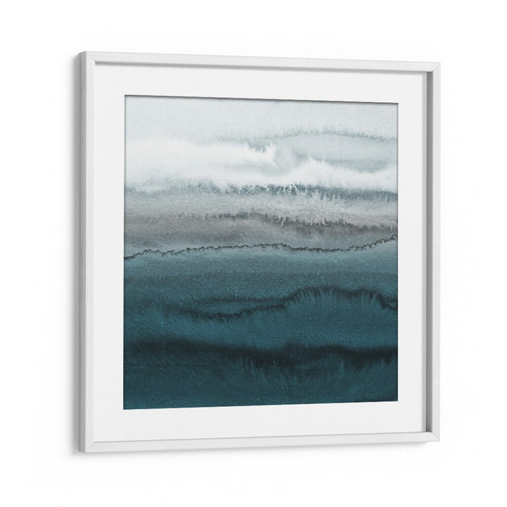 Serene OCEAN MIST LAYERS, ABSTRACT PAINTINGS in tranquil blues and grays, perfect for elevating your space.