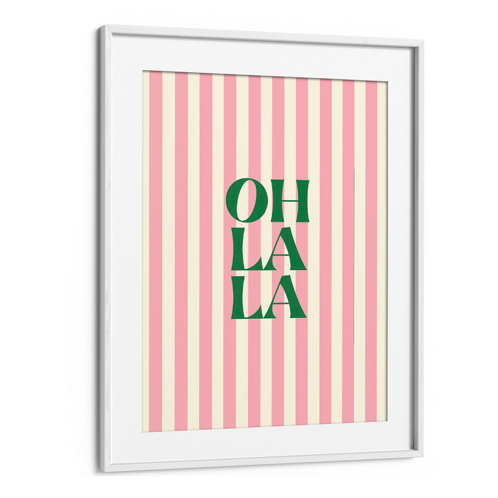 OH LA LA PINK STRIPES