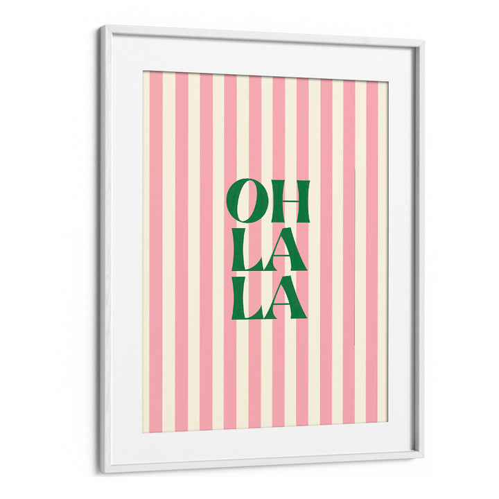 OH LA LA PINK STRIPES