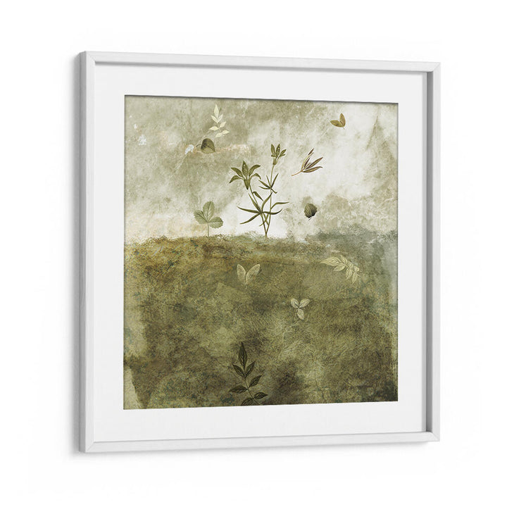 OLIVE , FLORAL FLOWER PAINTINGS