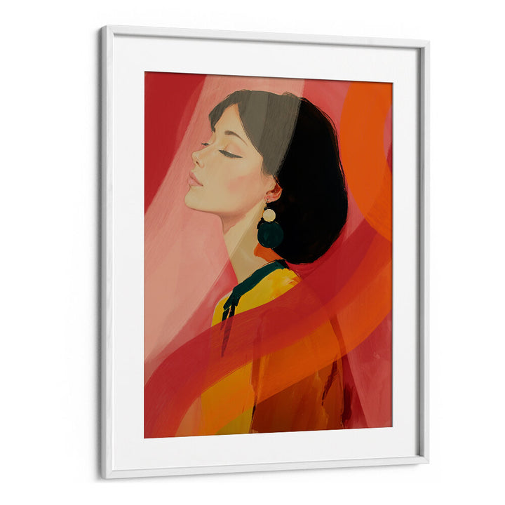 PORTRAIT ORANGE , PORTRAITS & FIGURATIVE ILLUSTRATIONS