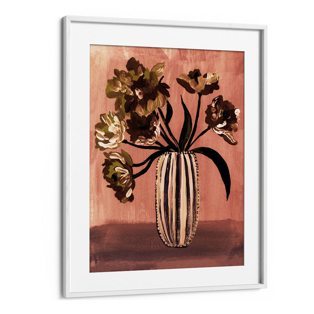 PAINTED FLORAL VASE