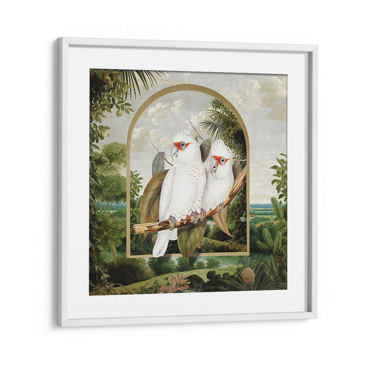 PARROTS' PARADISE II , ANIMAL PAINTINGS
