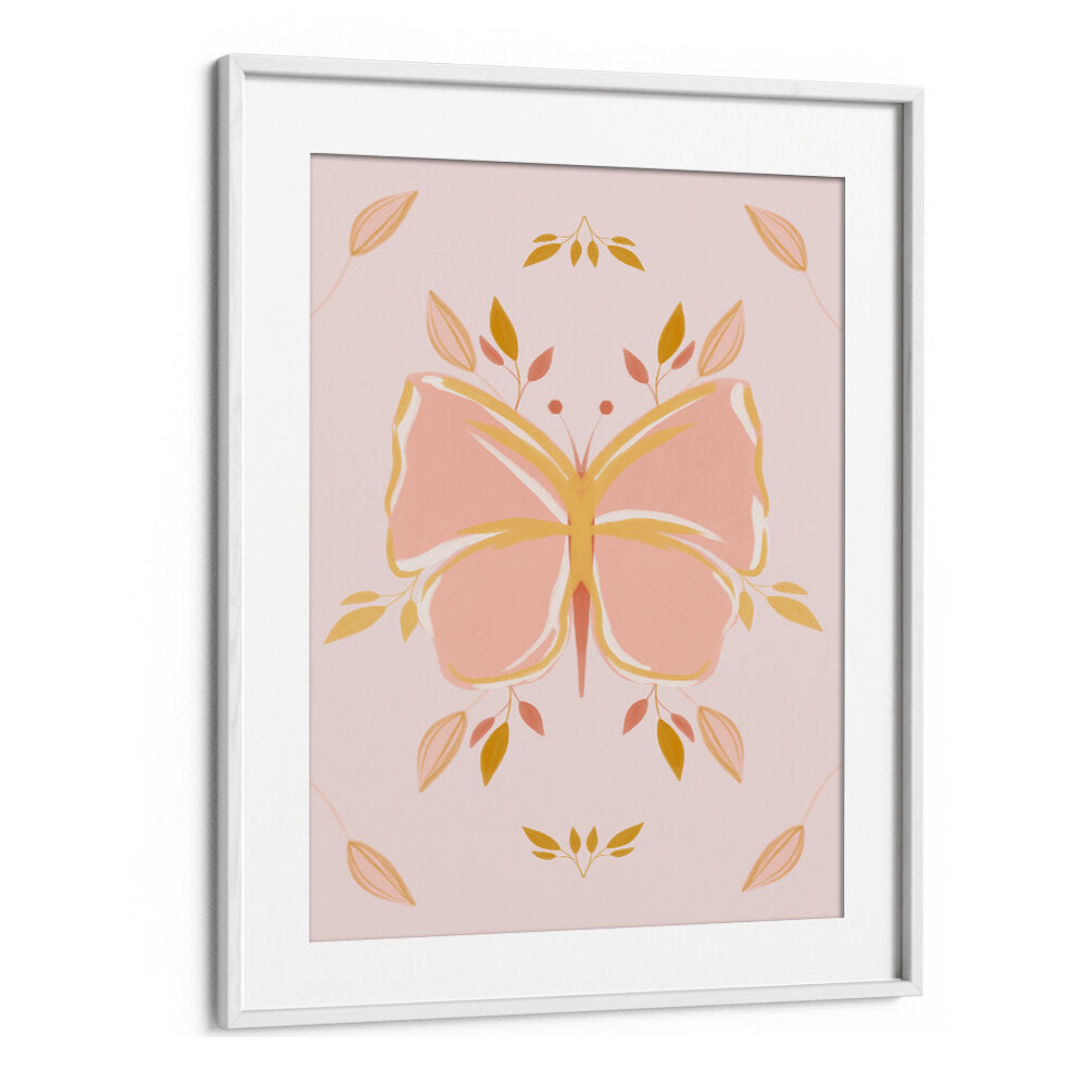 PASTEL FLORAL BUTTERFLY , KIDS ROOM PAINTINGS