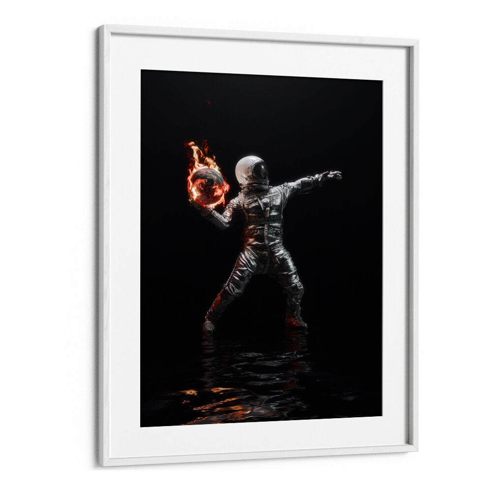 PLANET THROWER , SURREAL ART PRINTS