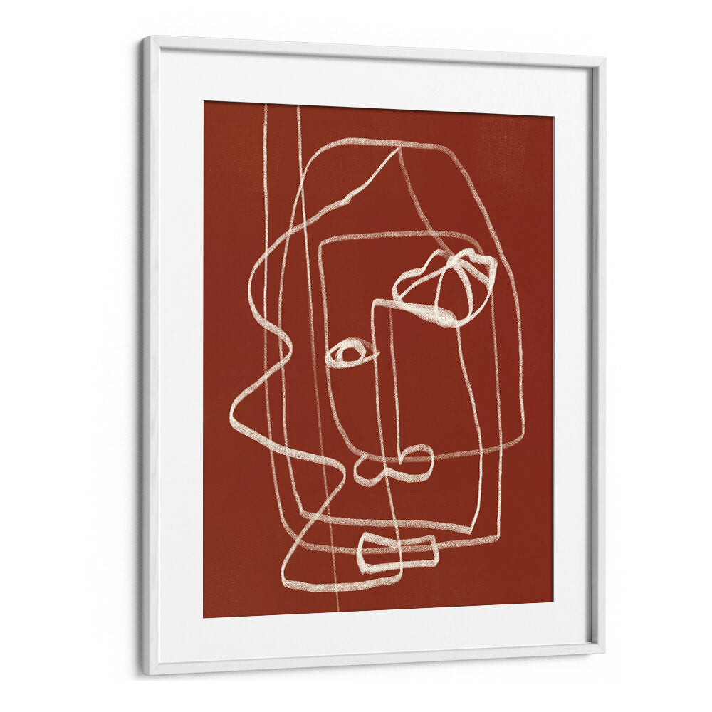 PORTRAIT TERRACOTTA , LINE ART PAINTINGS