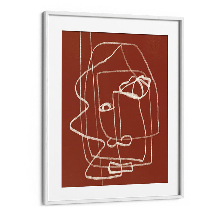 PORTRAIT TERRACOTTA , LINE ART PAINTINGS