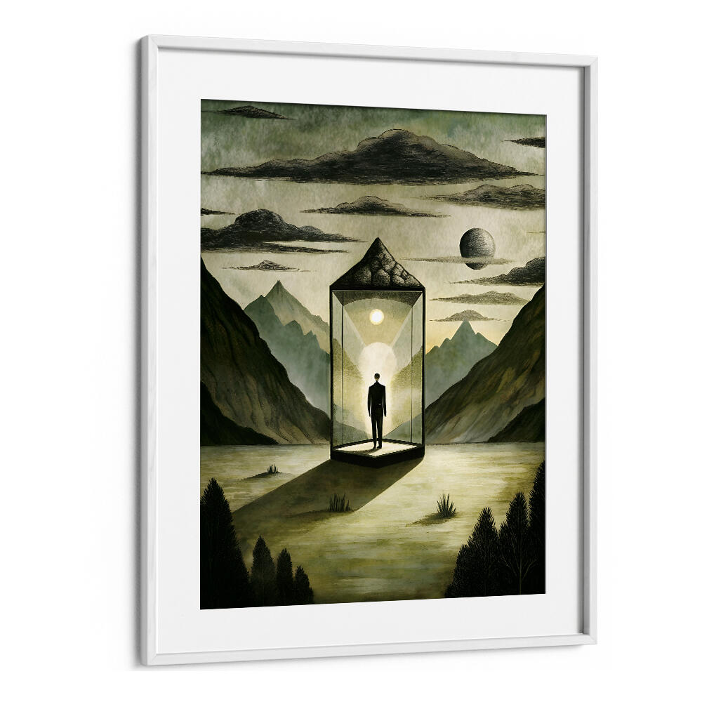PRISM OF SOLITUDE , SURREAL ART PRINTS