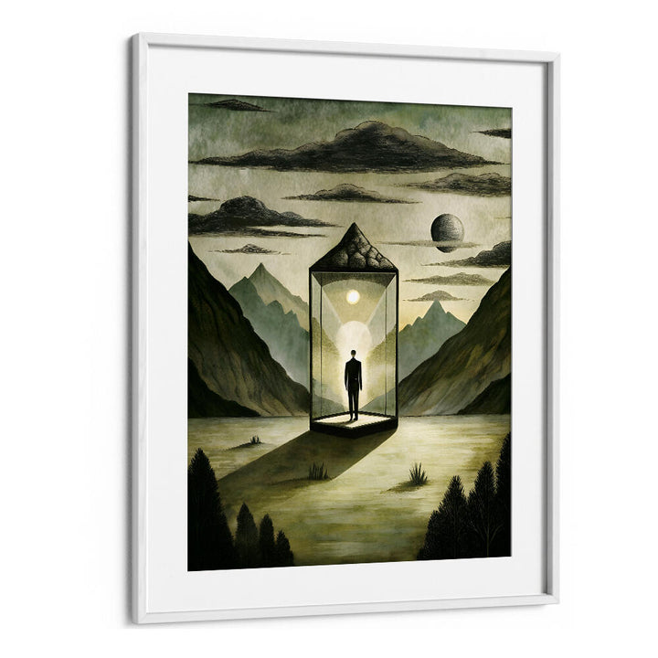 PRISM OF SOLITUDE , SURREAL ART PRINTS