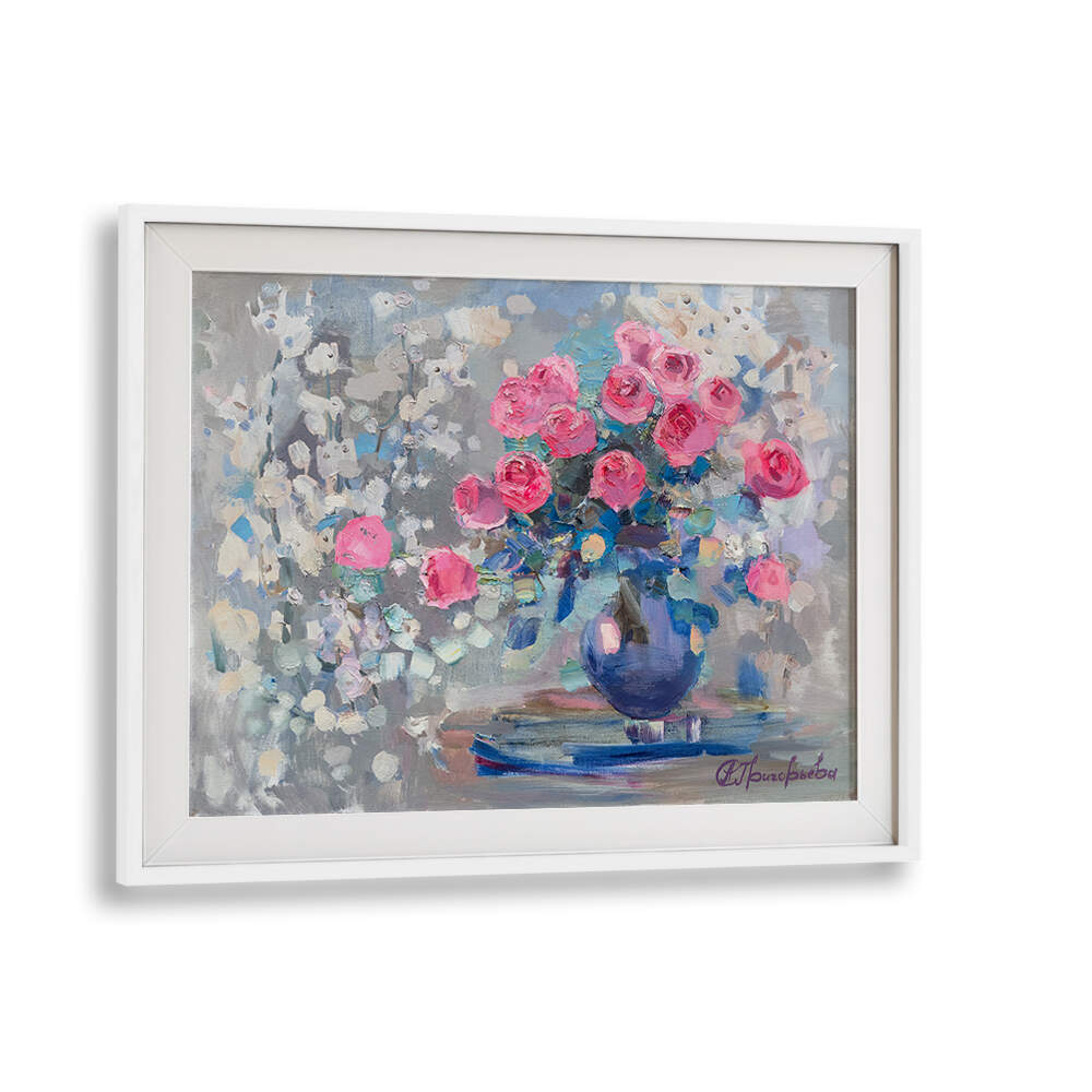 ROSES. SPRING TENDERNESS , FLORAL FLOWER PAINTINGS