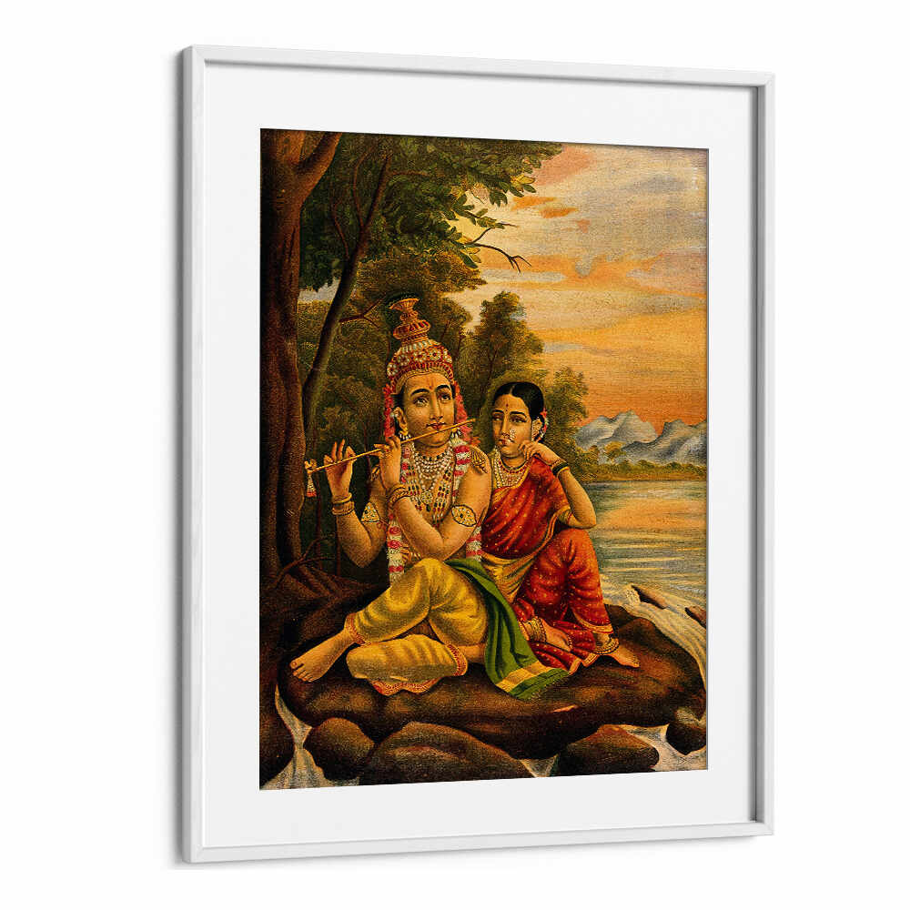 RADHA LISTENING TO KRISHNA'S FLUTE