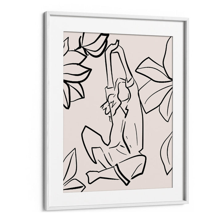 REACHING SERENITY , LINE ART PAINTINGS