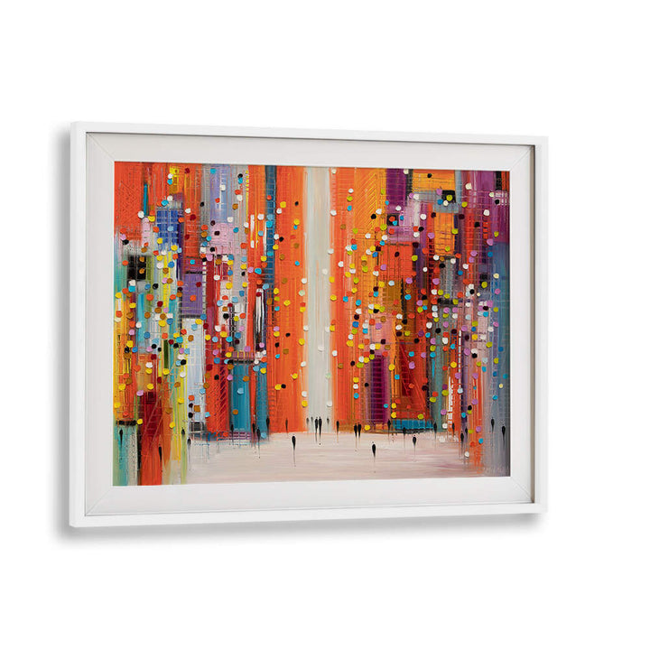 RED SKY AT MORNING , MODERN IMPRESSIONISM PAINTINGS