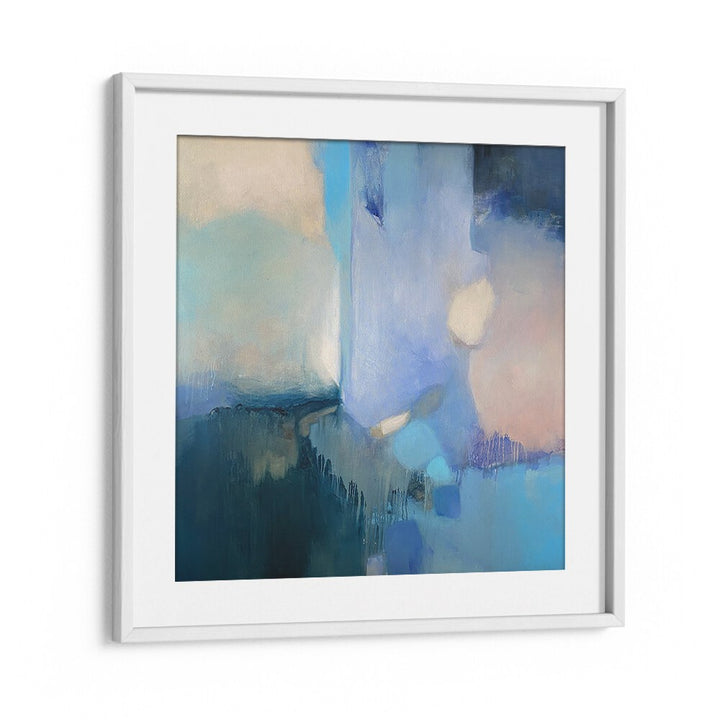 Abstract painting titled "SAILING AWAY," capturing the essence of adventure and the open water journey.