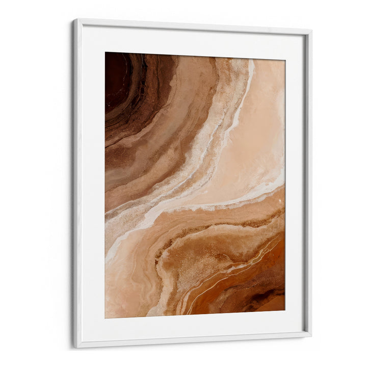 Elegant SANDSTONE IN BROWN HUES, ABSTRACT PAINTINGS featuring rich browns, perfect for enhancing home décor.