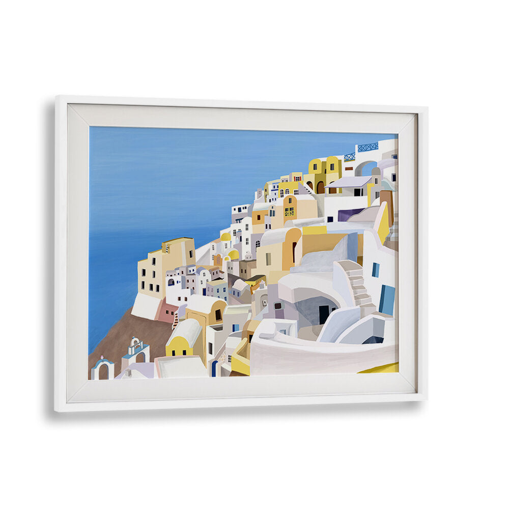 SANTORINI, GREECE CLIFF , TRAVEL POSTERS