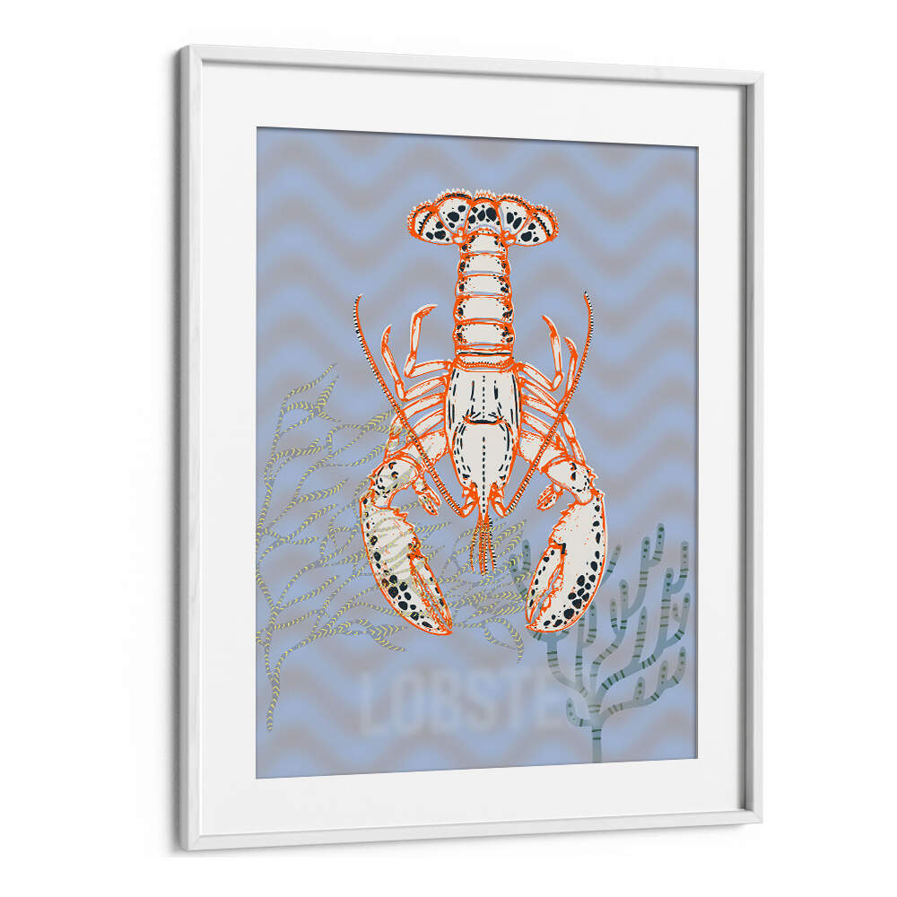 Vibrant SEA LIFE LOBSTER II beach painting, perfect for ocean lovers, capturing coastal serenity and relaxed vibes.