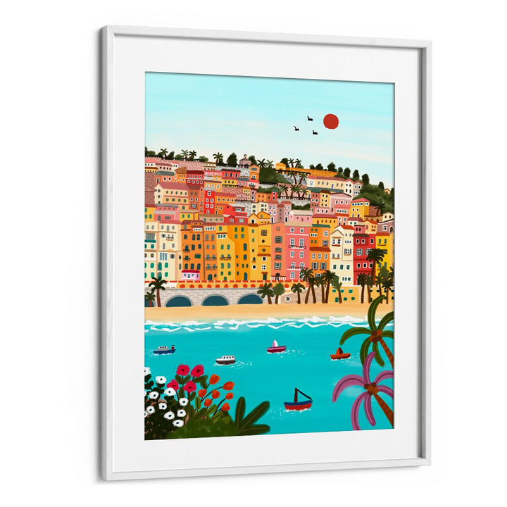 SEASIDE COLOR HARMONY , TRAVEL POSTERS