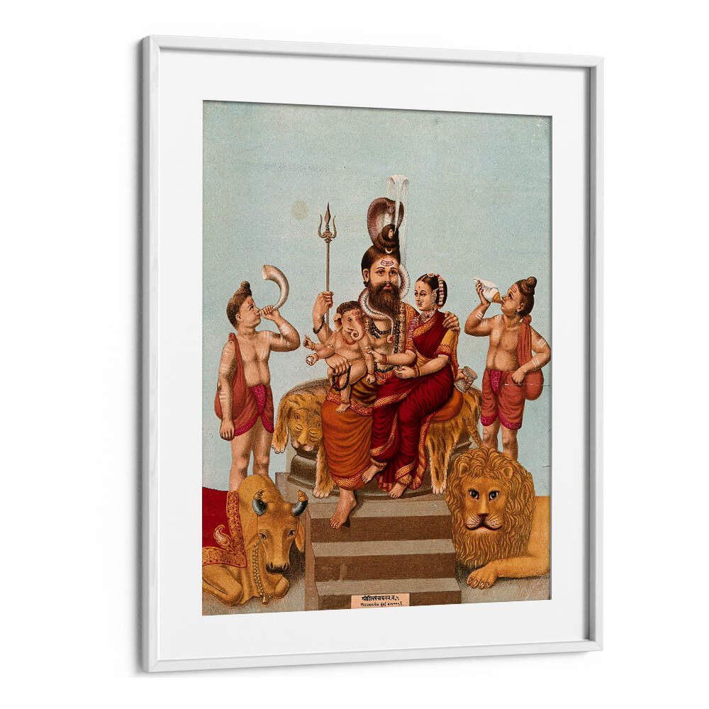 SHIVA ENTHRONED WITH HIS FAMILY