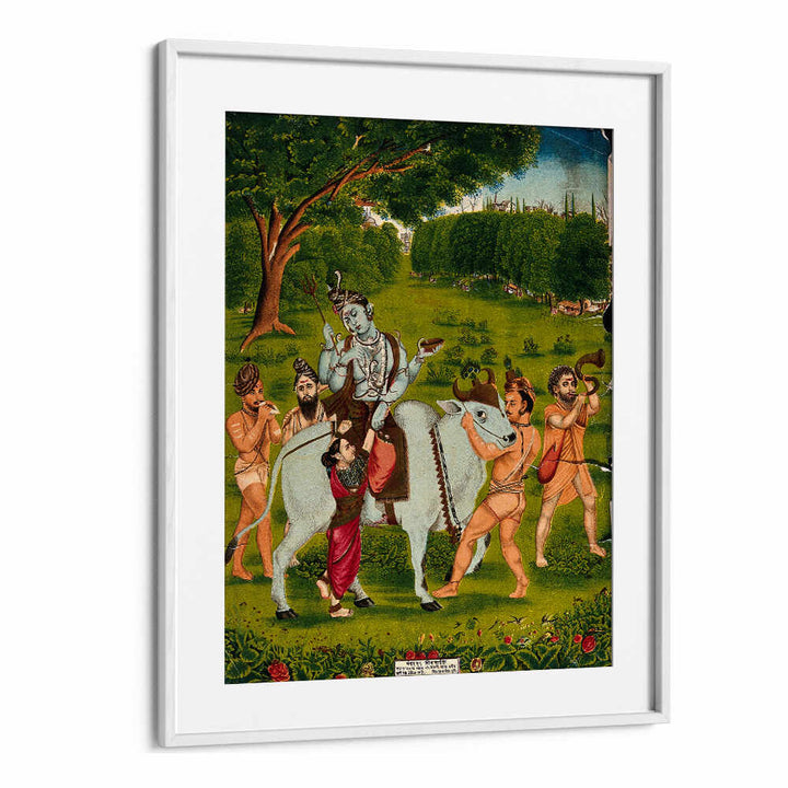 SHIVA MOUNTED ON NANDI