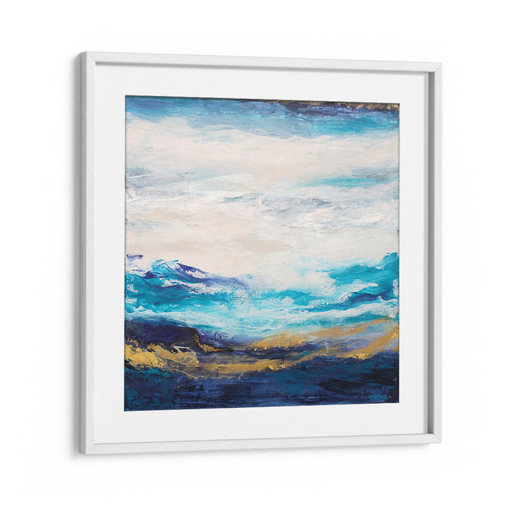 SOFT BLUE AND GOLDEN TONES