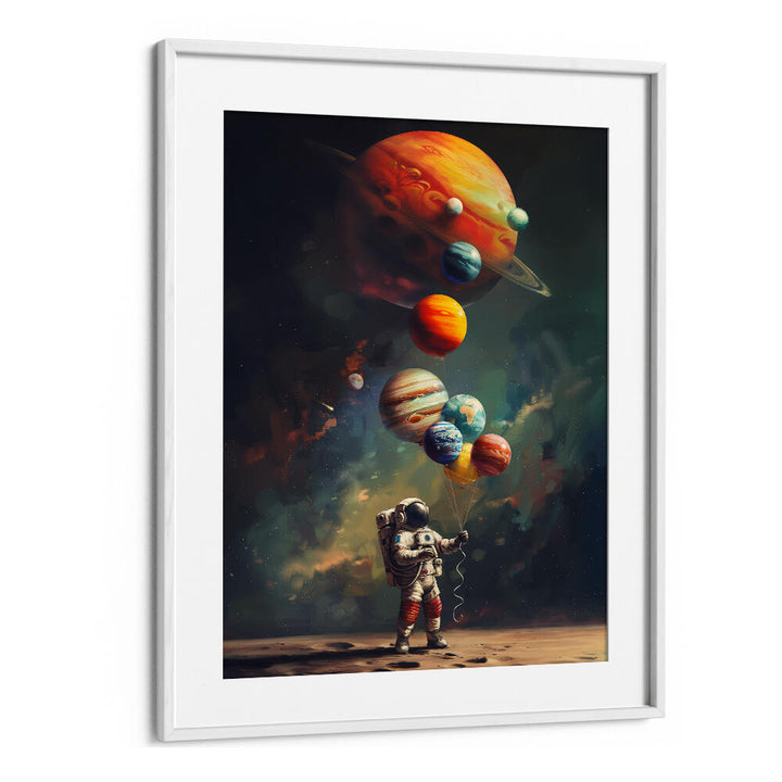 SPACE BALLOON , SURREAL ART PRINTS