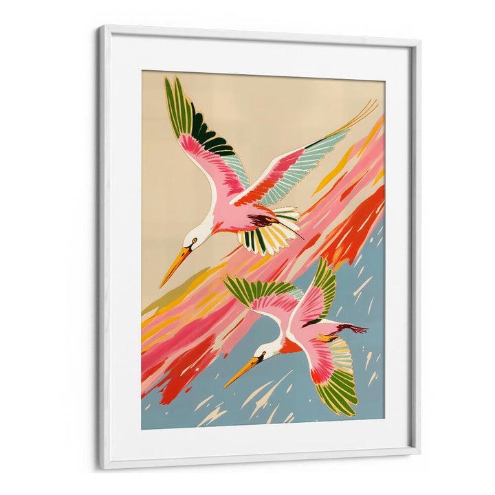 SPOONBILLS SKY