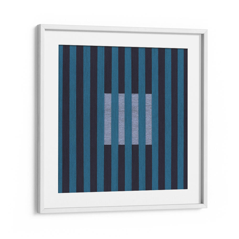 LAGOON BLUE XIV , GEOMETRIC ART PRINTS