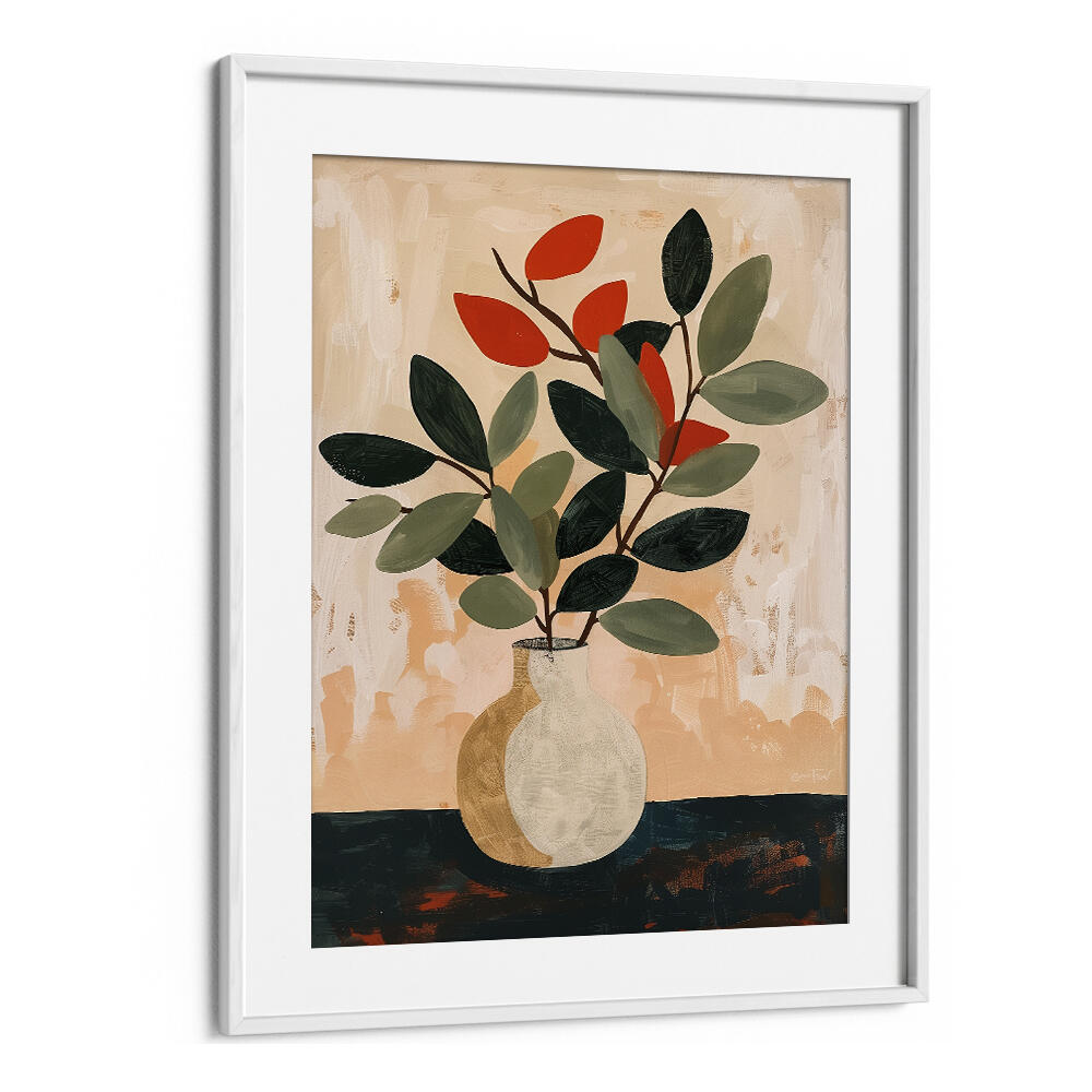 STILL LIFE OF VASE , FLORAL FLOWER PAINTINGS