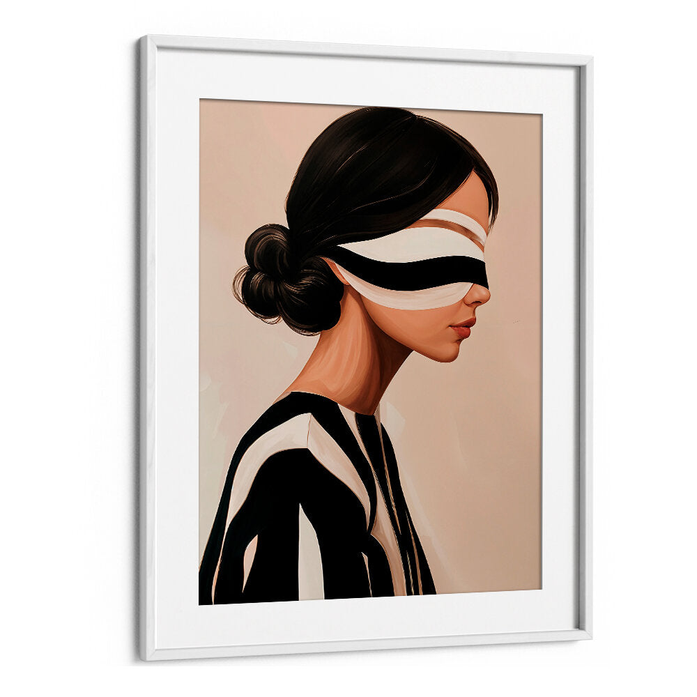 STUDIO PALETTE WOMAN XI , PORTRAITS & FIGURATIVE ILLUSTRATIONS